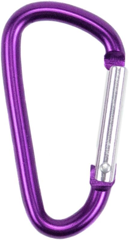 Aluminum D Ring Carabiner Clip Bulk Packages - Available in a Variety of Sizes, Styles, and Colors