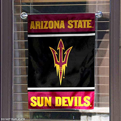 Arizona State Sun Devils Garden Flag - 13x18 Inch Double-Sided Polyester