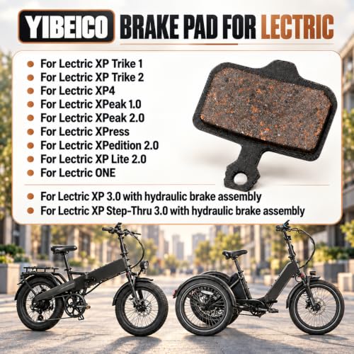 Brake Pads for Lectric XP4/Xpeak/Xpress/Xpedition/XP Lite/XP Trike - Variation 1