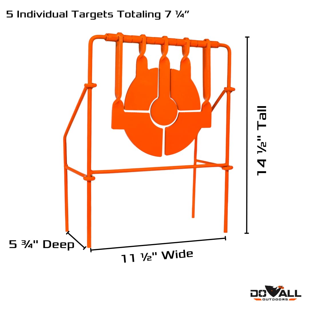 Do All Outdoors Dialed Spinner Steel Shooting Target for .22 Caliber