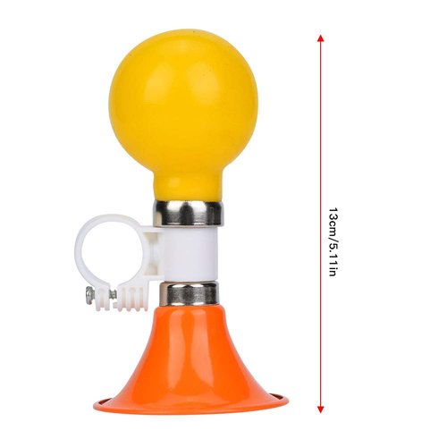 CHICIRIS Kids Bike Horn, Bike Horn Kids, Kids Bike Horn Warning Bell, Bicycle Horn, for Boys Girls Kids Bike Accessory (Orange)