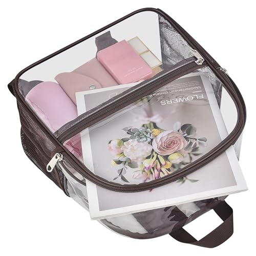 Oraben Clear Backpack for Stadium Approved 12¡¿6¡¿12, Waterproof Clear Bag for Stadium Events and Concert Work Sport Events
