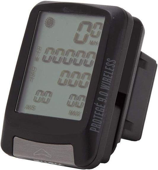 Planet Bike Protegé 9.0 Wireless Bike Computer,Black