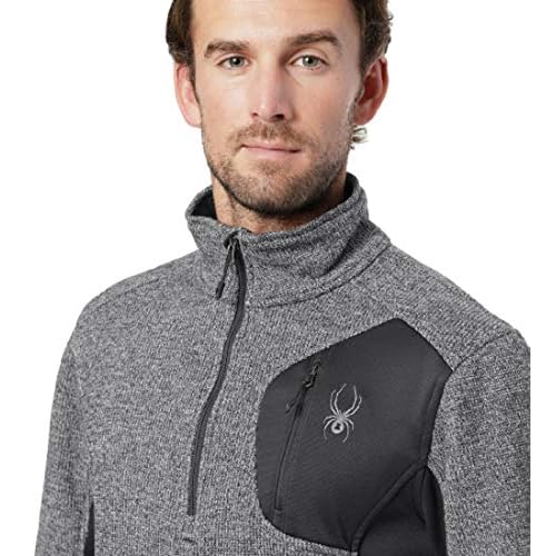 SPYDER Men¡¯s Bandit Half-Zip Stryke Fleece Pullover Jacket for Winter Sports