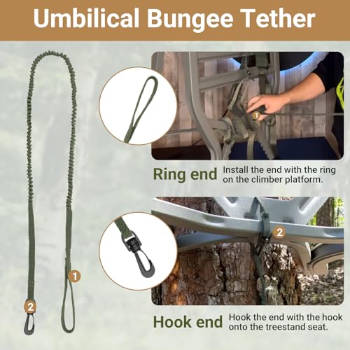 Tree Stand Shoulder & Bungee Tether Straps for Summit Viper Goliath Titian