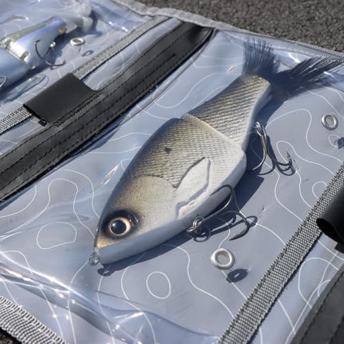 Big Bait Storage Bag for Large Fishing Lures - Roll-Up Tackle Organizer