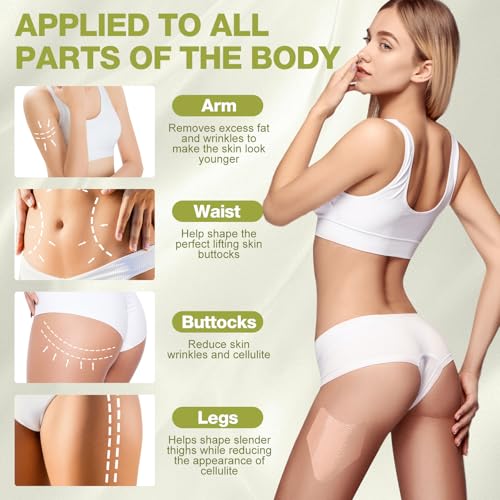 50PCS Thigh Lift Tape - Lift and Glow Patches Legs Invisible Waterproof Adhesive Body Tape, Anti Friction Invisible Patchs for Daily Use