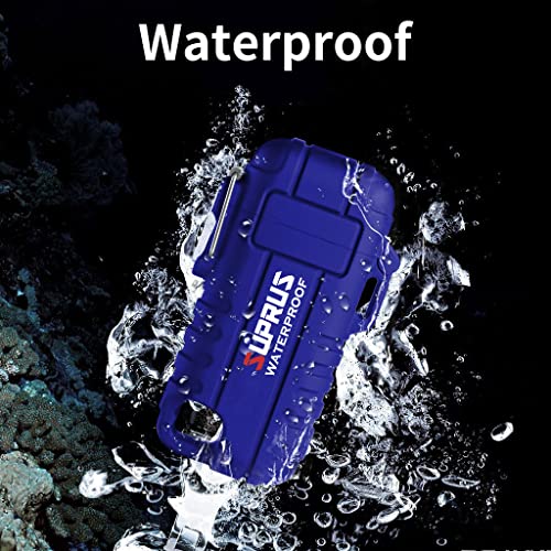 SUPRUS Blue Waterproof Windproof Arc Plasma Lighter USB-C Rechargeable Outdoor Camping Kitchen