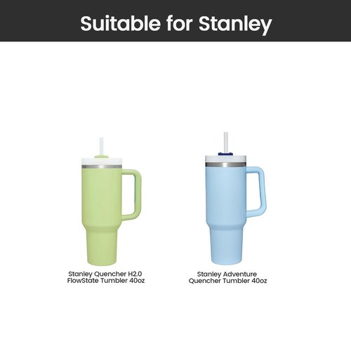 Uvafly Silicone Boot for Stanley, Cup Bottom Protector Sleeve Accessories for Stanley Quencher H2.0 FlowState Tumbler 40oz / Adventure Quencher Tumbler 40oz (Black)