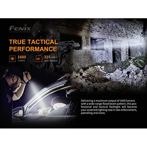 Fenix TK11 TAC 1600 Lumen LED Tactical Flashlight with EdisonBright BBX3 battery carry case bundle