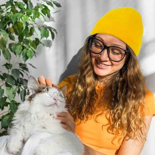 American Trends Unisex Beanie Hat Warm Winter Hats Soft Knit Hat Plain Skull Caps for Men Women Lightweight Beanie