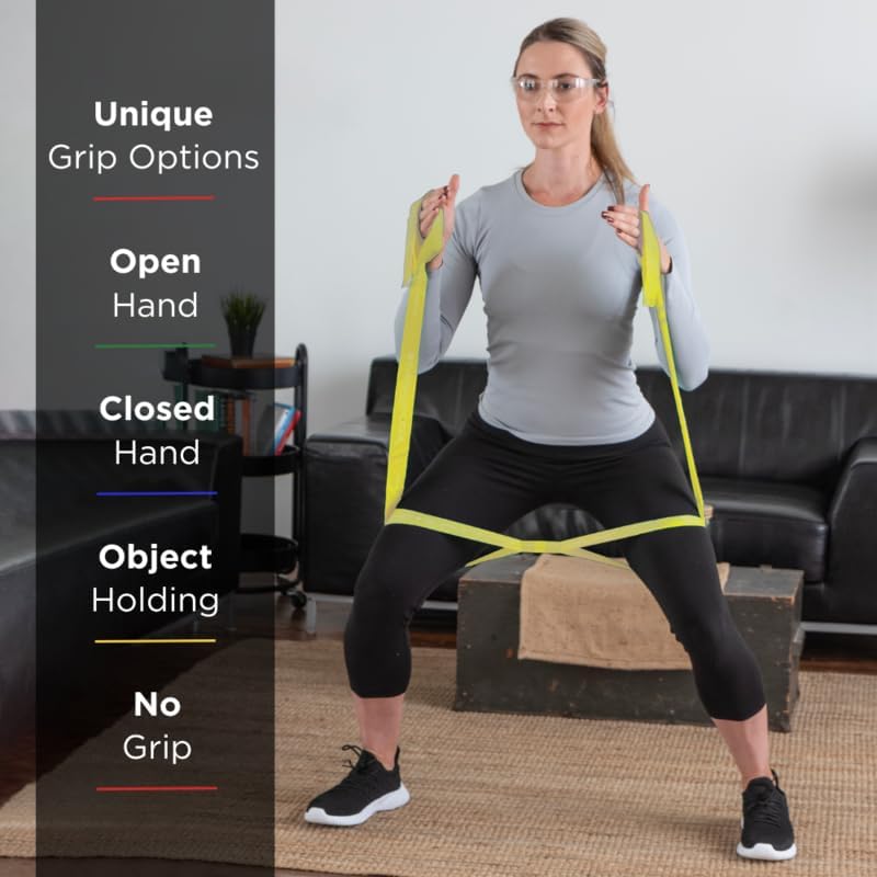 THERABAND CLX Resistance Band with Loops - Versatile Workout Tool for Strength Training