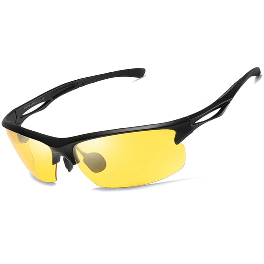 KANASTAL Polarized Night Vision Glasses for Men Women Anti Glare Nighttime Driving Glasses Astigmatism Yellow Lens Sports Shades Cycling Running Accessories