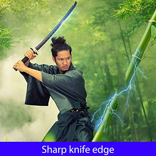 Full Tang Handmade Black Katana Sword for Collection & Display