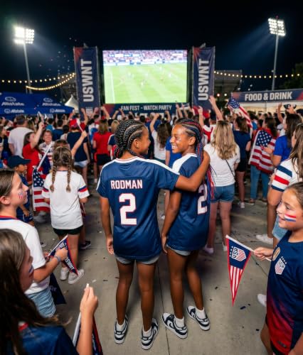 Girls’ USA Soccer Shirt Large - Trinity Rodman USWNT Youth Name & Number
