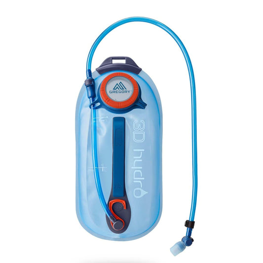 Gregory 3D Hydro 2L Day Hiking/Backpacking Hydration Water Reservoir/Bladder, Ocean/Orange