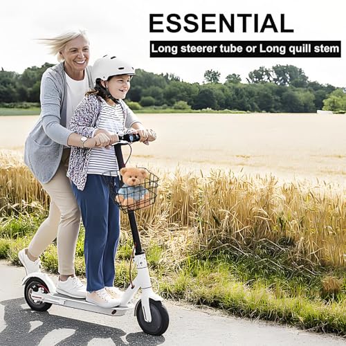 Small Front Basket for Teen Scooters & Electric Scooters - Rust-Resistant with Fixed Holder - 2.5gal Capacity Fits Knee Scooters