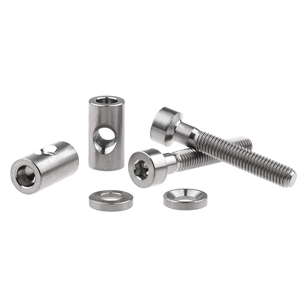 Titanium Ti M5x30mm Bolt Nut Washer for Thomson Seatpost Cycling Bolts