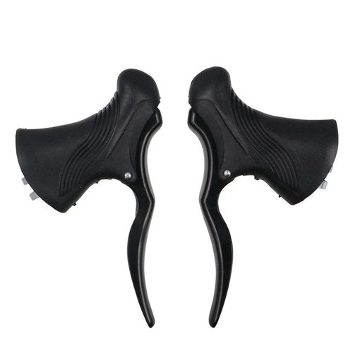 GUDEKIKL 1 Pair Bicycle Brake Levers, Aluminum Alloy Cycling Brake Handlebar, Fit 22.2-23.8mm Mountain Bike Brake Lever, Brake Handle Accessories for Most Bicycles