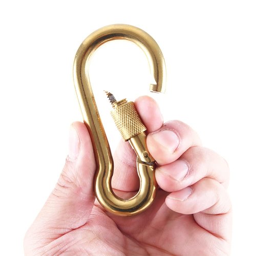 PROND Locking Carabiners, Heavy Duty Carabiner, 316 Stainless Steel Screw Lock Carabiner Hooks, 2.7inch