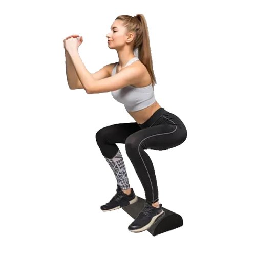 Calf Stretcher and Foot Rocker by SEWD – Plank & Balance Board, Calf Raise Block All-in-One Physical Therapy Equipment Leg Stretcher for Plantar Fasciitis, Achilles Tendonitis, Tight Calves and More.