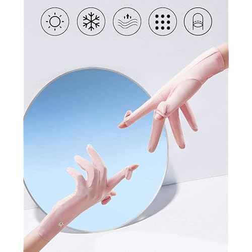 FGSS Summer Sunblock Gloves UV Protection Non-Slip Touchscreen Driving Gloves for Women Cyling Riding Outdoor