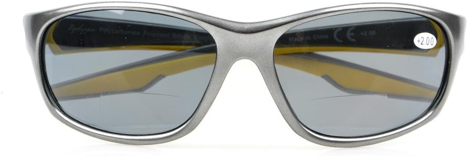 Eyekepper TR90 Unbreakable Sports Bifocal Sunglasses Baseball Running Fishing Driving Golf Softball Hiking