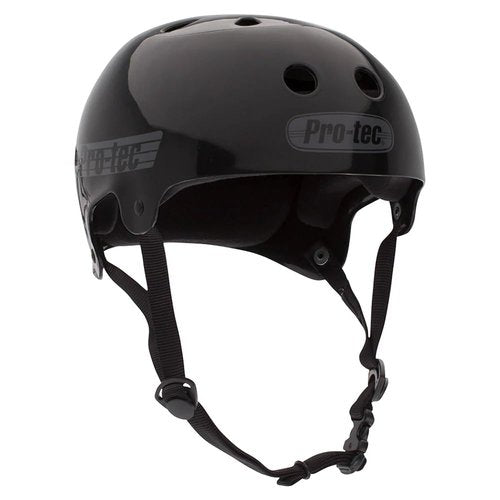 Pro-Tec Skateboard Helmet Bucky Lasek Signature Edition– Large– Black Reflective Matte