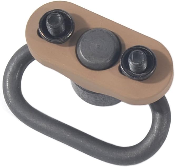 QD Swivel Mount 1.25 inch Push Button with Adaptor Base for Keymod Rail