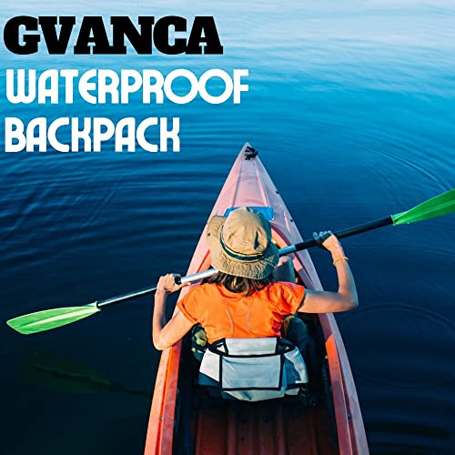 Waterproof Roll Top Kayak Dry Backpack 35L Grey Floating Outdoor Gear