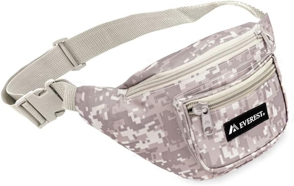 Everest Digital Camo Waist Pack, Digital Camouflage, One Size