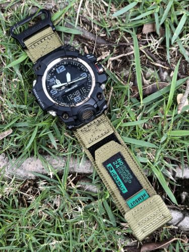 Quick Release Watch Band for Garmin & Amazfit - Green, M 6.4-7.6 Inches