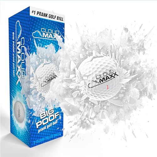 Exploding Golf Balls 3 Pack - Hilarious Cloud Impact Prank Balls