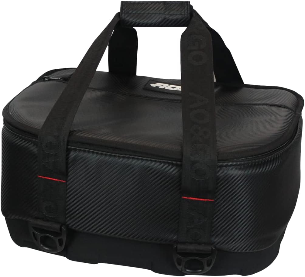 AO Coolers Stow 'n Go Canvas Soft-Sided Cooler, Low Profile and Leak Proof, Insulated for 24-Hour Cold, Black, 38-Can