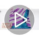 Oversized Microfiber Beach Towel 71x32 Inches - Blue 2 Pack with Carry Bag - Tie Dye Turtle Pattern