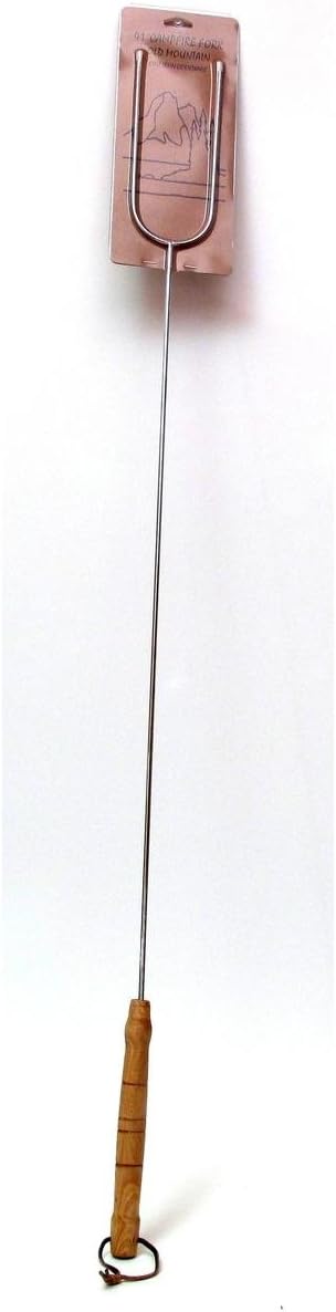 IWGAC Home Indoor Kitchen Old Mountain Chrome Campfire Fork Set of Two2