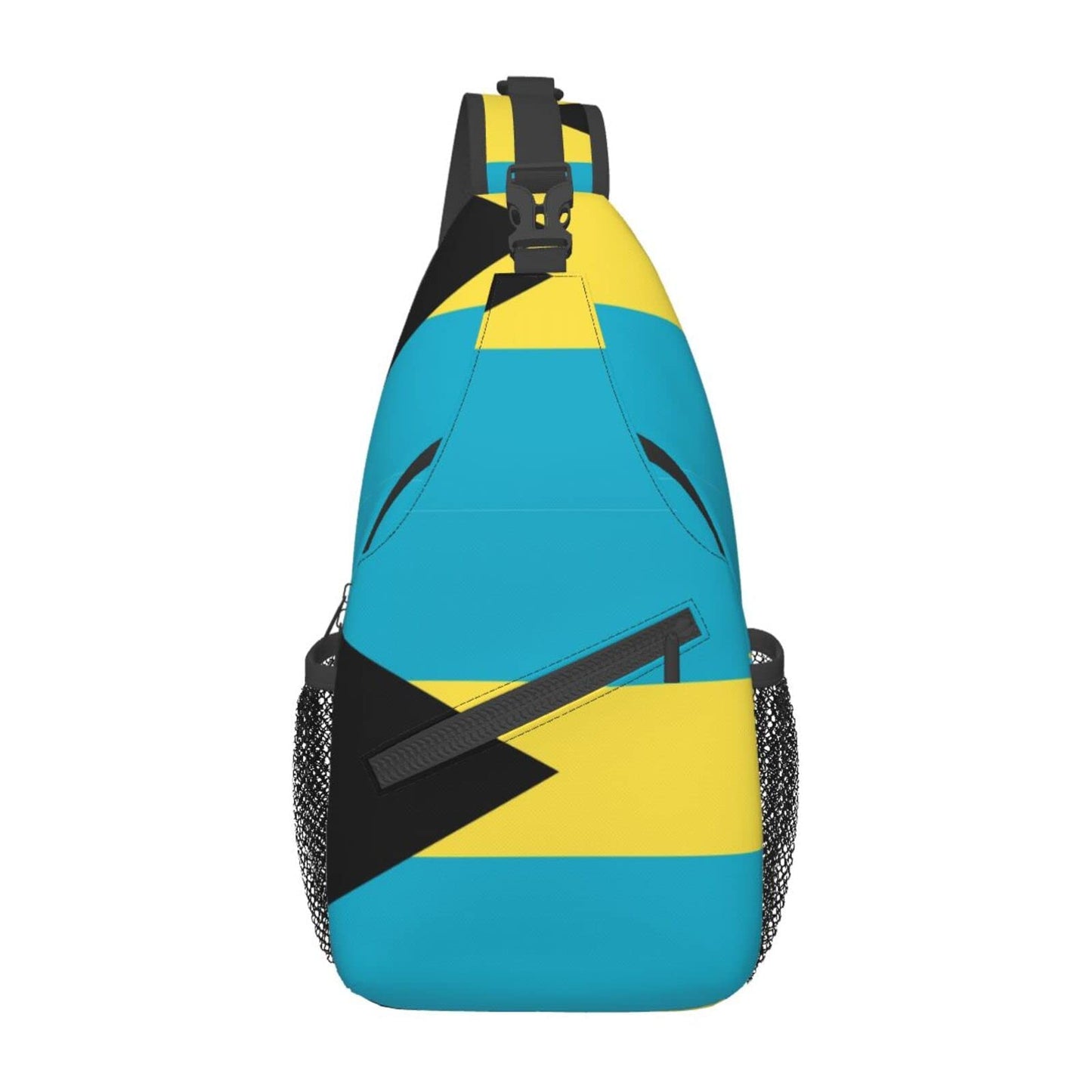 FYCFSLMY Bahamas Flag Outdoor Cross-body Shoulder Bag, Unisex Backpack For Women Men Young Hiking Travel