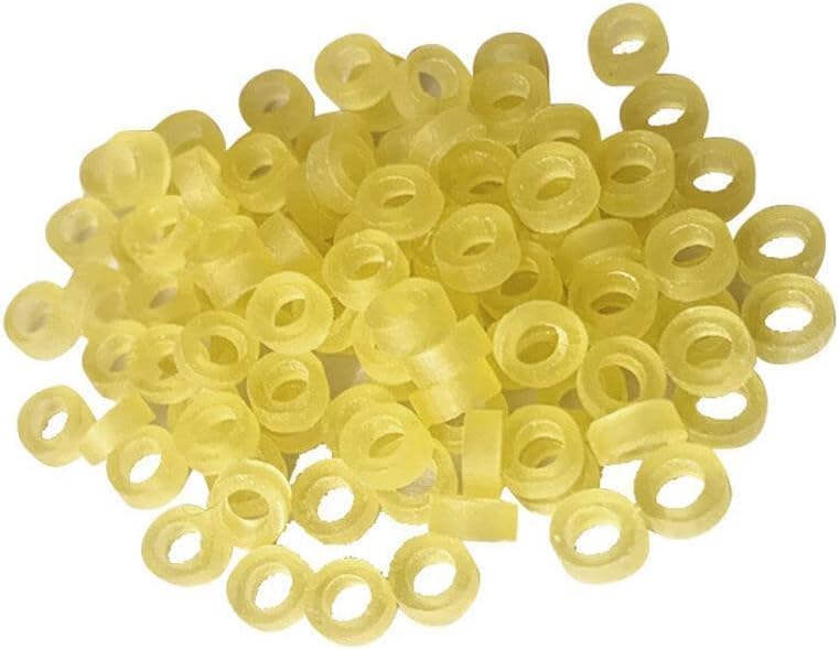 70Pcs Pellet Bands,Micro Pellet Bait Bands Match Coarse Fishing Terminal Tackle 2mm Rubber for Fishing Carp Hair Rigs and Hooks Convenient to Carry,Lures Attractants,Hunting and Fishing,Bait Rigs