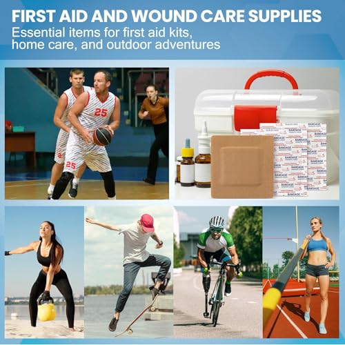 Extra Large Flexible Adhesive Bandages Bulk 12 Pack - 6 x 4 Inches, Skin-Friendly, Breathable, Non-Stick Pad, Individually Wrapped