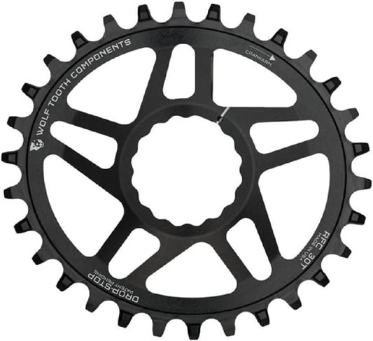 Oval Drop Stop Chainring for RaceFace & SRAM Cranks | Wolf Tooth Direct Mount
