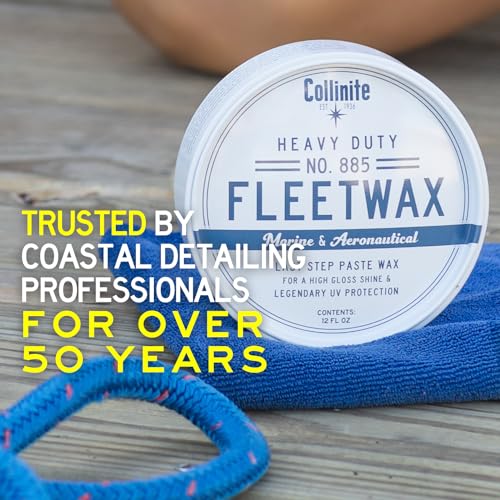 Marine & RV Heavy Duty Carnauba Wax Sealant - Long-Lasting Fiberglass Protection