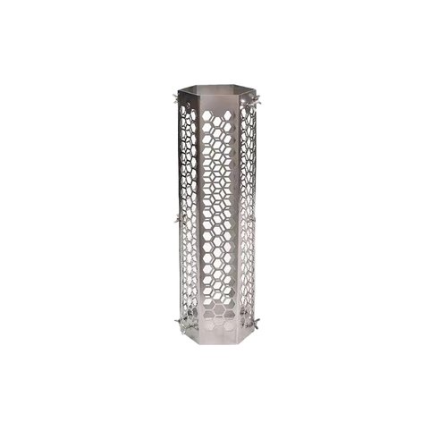 Dandelion shell Fireproof Stove Chimney Mesh Protector - Detachable Anti-Scalding Net with 304 Stainless Steel Material - Fits Pipe Diameter 1.97" to 3.54" - Portable and Safe