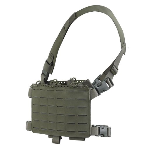 Shanyingquan Chest Rig Split Vest Quick Release MOLLE System Fit For Mag Pouch Radio GP Bag