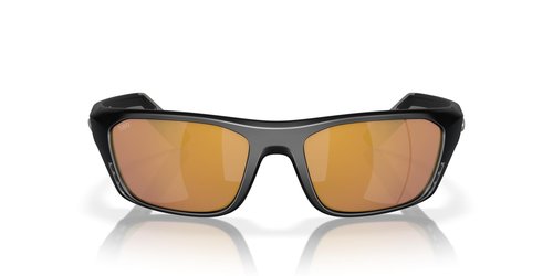 Costa Del Mar Whitetip Pro Sunglasses, Matte Black/Gold Mirrored 580G, 57 mm