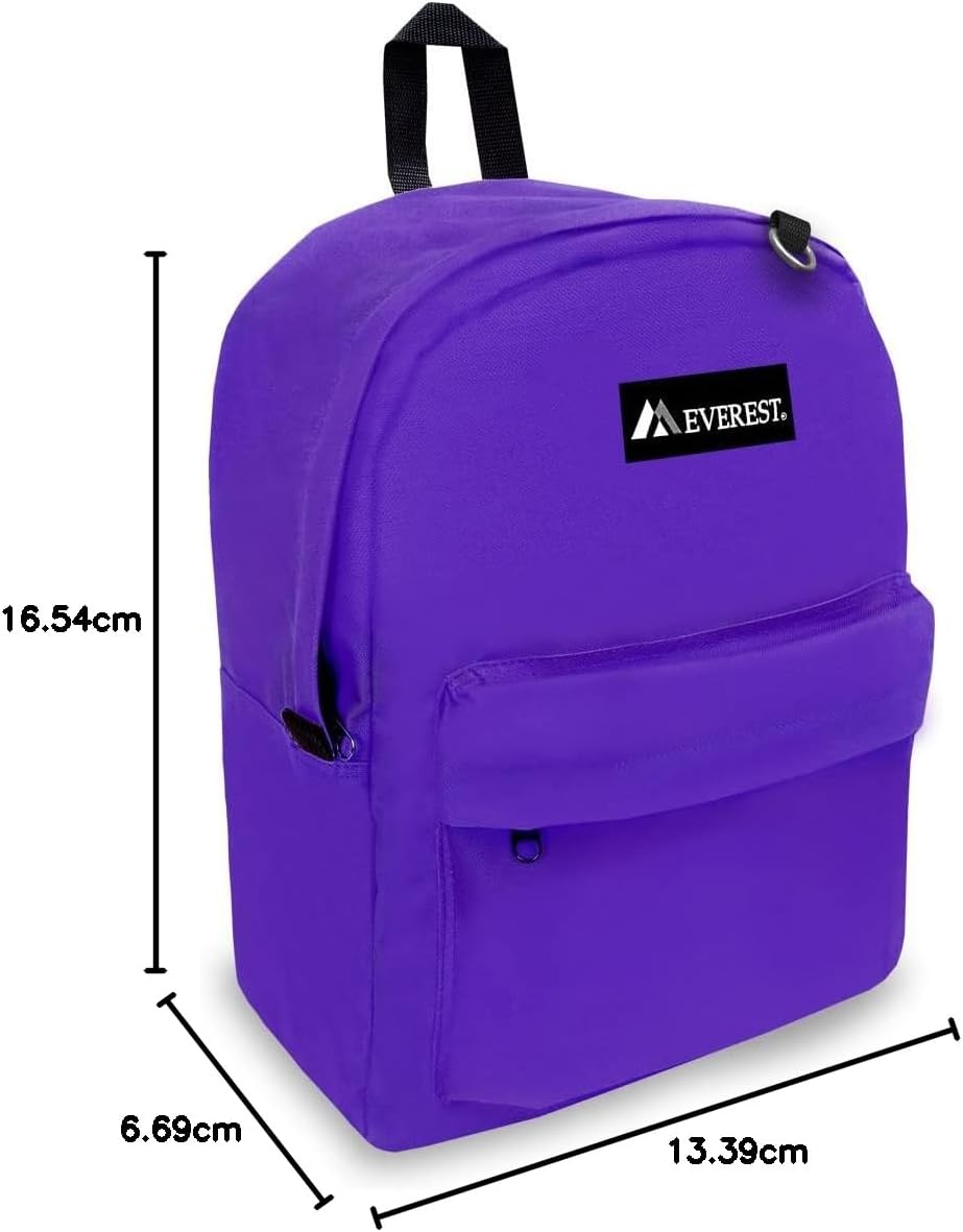 Everest Classic Royal Blue Backpack - One Size, Durable & Stylish Travel Bag