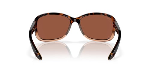 Costa Woman Sunglasses Shiny Tortoise Fade Frame, Copper Lenses, 58MM