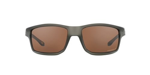 Oakley Man Sunglasses Matte Grey Smoke Frame, Prizm Tungsten Polarized Lenses, 61MM