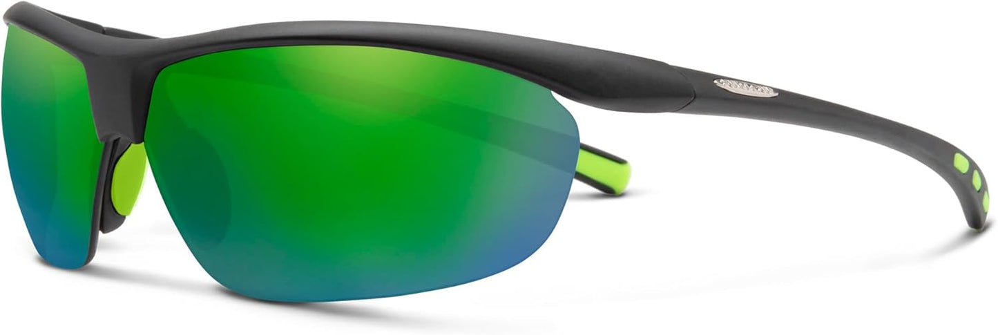 Suncloud Zephyr Polarized Sunglasses – 100% UV Protection – Comfortable Fit, Trendy Design – for Men & Women