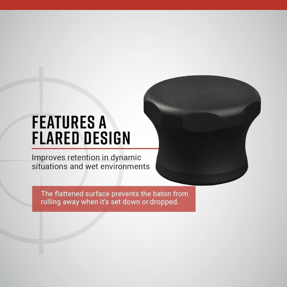 ASP F-Series Grip Cap, Friction-Baton Handle, Tactical Baton Accessories