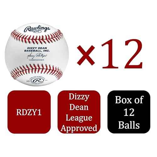 Rawlings | Dizzy Dean Youth League Baseballs | Competition Grade | RDZY1 | Youth/14U | Multiple Count Options